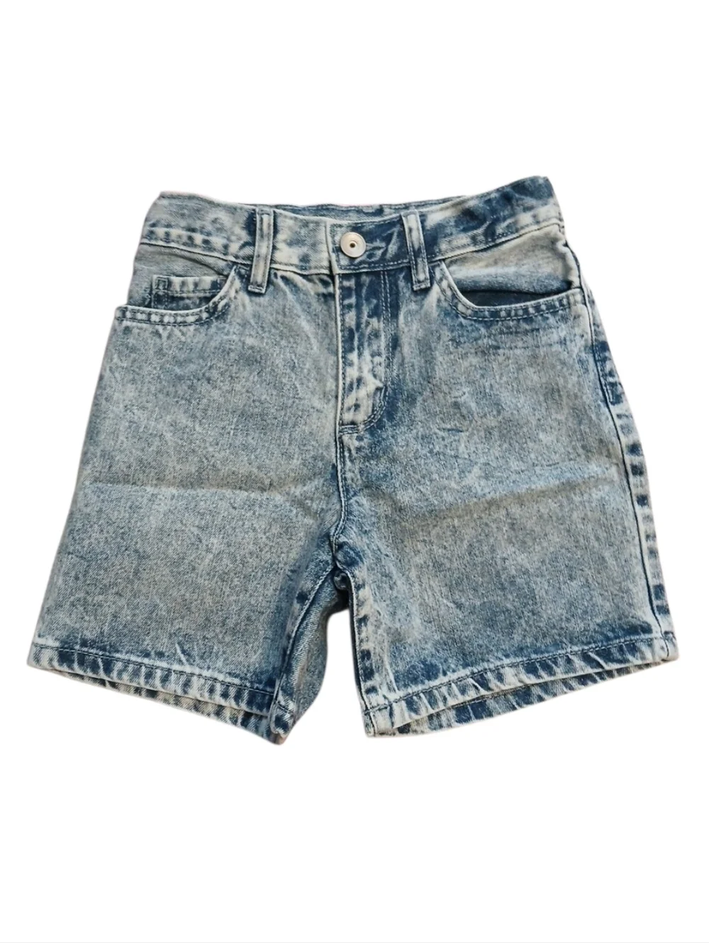 The‎ Children's Place Light Blue Acid Wash Girls/6 Jorts Midi Mi-Long NWT